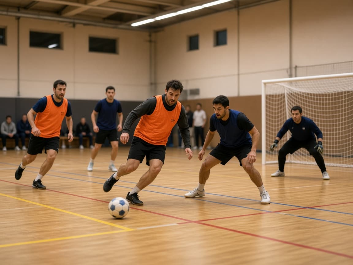 Futsalové turnaje, které udržují hodiny v hale poctivé.