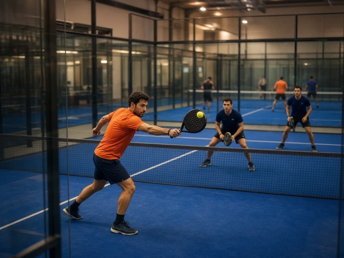 Turnaje v padelu s pevnými dvojicemi na plných kurtech.
